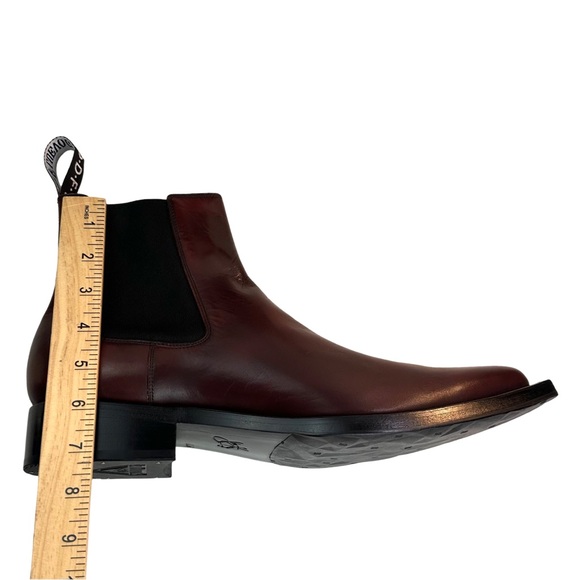 JOHN FLUEVOG MEN FJORDS LYNGENFJORD POINTED-TOE CHELSEA BOOTS In Brown Size:11.5 - Picture 12 of 16
